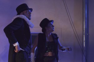 Jan Gugel und Mora Thurow
Foto: ©Jenny Fitz Die Schauspieler Jan Gugel und Mora Thurow in "Ein Sommernachtstraum" des Sommertheaters Dessau-Rosslau auf der Wasserburg Rosslau