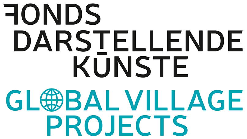 logo des Förderers global Village projects beim Burgtheatersommer Roßlau